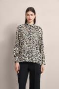 NU 20% KORTING: Bugatti Blouse met lange mouwen met grafische print