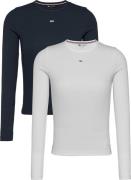 NU 20% KORTING: TOMMY JEANS Shirt met lange mouwen TJW 2PACK SLIM ESSE...