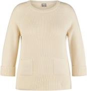 NU 20% KORTING: Rabe Trui met 3/4 mouwen in tricot-look