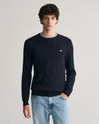 Gant Gebreide trui COTTON CABLE C-NECK