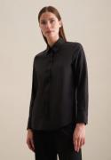 NU 20% KORTING: seidensticker Overhemdblouse Zwarte roos Lange mouwen ...