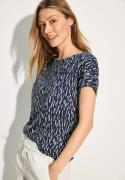 NU 20% KORTING: Cecil T-shirt met print all-over