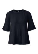 s.Oliver BLACK LABEL Chiffon blouse met plisséplooien