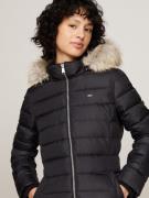 TOMMY JEANS Gewatteerde jas TJW ESSENTIAL HOODED DOWN COAT