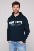 NU 20% KORTING: CAMP DAVID Hoodie met logoprint