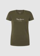 NU 20% KORTING: Pepe Jeans T-shirt NEW VIRGINIA met logoprint