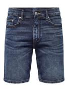 NU 20% KORTING: ONLY & SONS Short ONSPLY DBD 9277 PIM DNM SHORTS