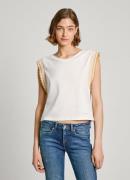 Pepe Jeans T-shirt EDMA met mouwbeleg