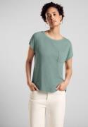 STREET ONE Shirttop met borstzak