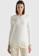 NU 20% KORTING: United Colors of Benetton Henleyshirt