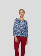 Rabe Shirt met 3/4 mouwen met bloemenprint