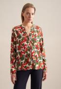 NU 20% KORTING: seidensticker Klassieke blouse Zwarte roos Tuniek prin...