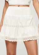 Superdry Zomerrok IBIZA LACE MIX MINI SKIRT