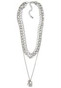 Firetti Collier Halsketting layering-look schakelketting slot sleutel