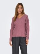 NU 20% KORTING: Only Trui met V-hals ONLCAMILLA V-NECK L/S PULLOVER KN...