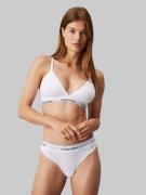 NU 20% KORTING: Calvin Klein Triangel-bh LGHT LINED TRIANGLE met ck-lo...