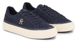 Tommy Hilfiger Plateausneakers VULC SNEAKER LINNEN met gepolsterde sch...