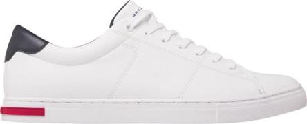 Tommy Hilfiger Sneakers ESSENTIAL LEATHER DETAIL VUL met contrastafwer...