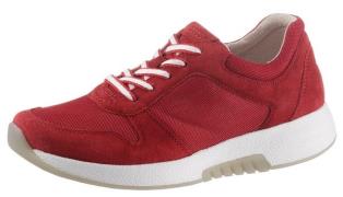 Gabor Rollingsoft Sneakers met sleehak in zomerse materiaalmix, vrijet...