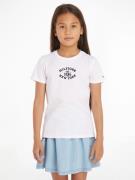 Tommy Hilfiger T-shirt MONOTYPE FLOCK Kinderen tot 16 jaar met logosti...