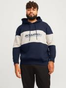 Jack & Jones PlusSize Hoodie JJELEGACY BLOCKING SWEAT HOOD NOOS PLS