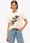 Superdry Shirt met print Tattoo Script Relaxed Tshirt