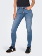 NU 20% KORTING: Only Skinny fit jeans ONLHUSH MID SK VIS BUTTON DNM BO...