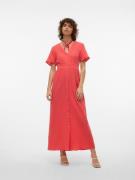 Vero Moda Maxi-jurk VMNATALI SS ANKLE DRESS WVN GA SPE