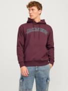 NU 20% KORTING: Jack & Jones Hoodie JJECALEB VARSITY SWEAT HOOD NOOS