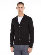 NU 20% KORTING: Tommy Hilfiger Vest ESSENTIAL COTTON CARDIGAN