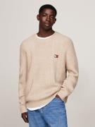 NU 20% KORTING: TOMMY JEANS Sweatshirt TJM SLIM CABLE KNIT CNECK