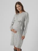 Mamalicious Positiejurk MLNEWANNE L/S ABK KNIT DRESS A. NOOS