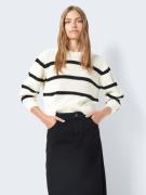 NU 20% KORTING: Noisy may Gebreide trui NMMAYSA L/S STRIPE O-NECK KNIT...