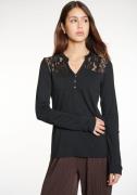 NU 20% KORTING: HaILYS Blouse zonder sluiting LS V BL Be44lisa