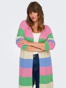 ONLY CARMAKOMA Vest CARATIJA L/S STRIPE CARDIGAN KNT