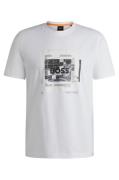 NU 20% KORTING: Boss Orange T-shirt Te_Urban met frontprint