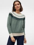 NU 20% KORTING: Vero Moda Gebreide trui VMSIMONE LS NORDIC PULLOVER GA...