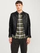 NU 20% KORTING: Jack & Jones Leren jack JJERICHARD LEATHER JACKET NOOS