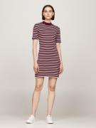 NU 20% KORTING: Tommy Hilfiger Shirtjurk SLIM CODY MOCK-NK DRESS