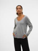 NU 20% KORTING: Vero Moda Gebreide trui VMSILJE LS V-NECK PULLOVER GA ...