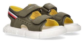 NU 20% KORTING: Tommy Hilfiger Sandalen STRIPES VELCRO zomerschoen, kl...