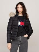 NU 20% KORTING: TOMMY JEANS Gewatteerde jas TJW BASIC HOODED DOWN JACK...