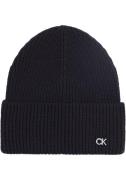 NU 20% KORTING: Calvin Klein Beanie CK METAL CHUNKY RIB BEANIE