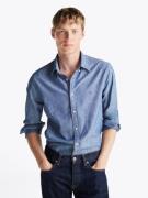 NU 20% KORTING: Tommy Hilfiger Overhemd met lange mouwen CHAMBRAY SOLI...