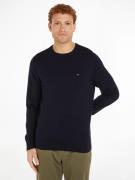 NU 20% KORTING: Tommy Hilfiger Trui met ronde hals ESSENTIAL COTTON CR...