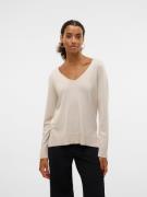 NU 20% KORTING: Vero Moda Gebreide trui VMSILJE LS V-NECK PULLOVER GA ...