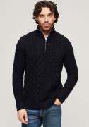 Superdry Gebreide trui Jacob Cable Knit Half Zip