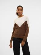 NU 20% KORTING: Vero Moda Gebreide trui VMPLAZA LS BLOCK PULLOVER GA B...