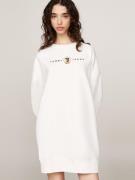 NU 20% KORTING: TOMMY JEANS Jerseyjurk TJW CREST LINEAR CREW DRESS EXT