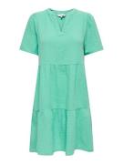 NU 20% KORTING: Only Tuniekjurk ONLTHYRA LIFE SS V-NECK DRESS WVN CS